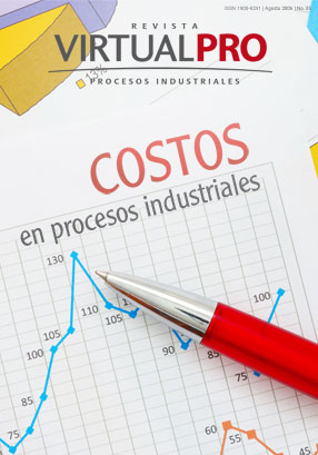 Portada revista Costos para procesos industriales