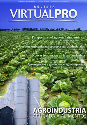 Portada revista Agroindustria aplicada a alimentos