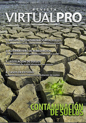 Portada revista Contaminación de suelos
