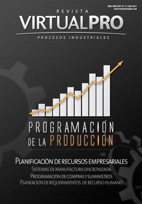 Portada revista Programación de la producción