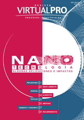 Portada revista Nanotecnología - Algunas aplicaciones e impactos