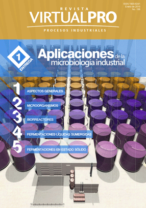 Portada revista Aplicaciones de la microbiología industrial. Primera entrega 