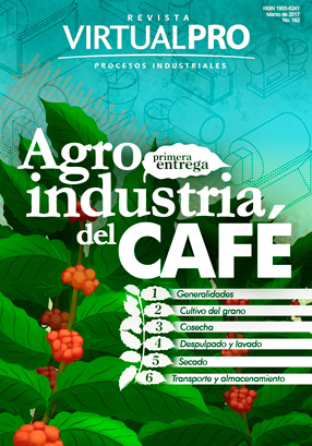 Portada revista Agroindustria del café. Primera entrega