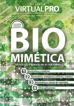 Portada revista Biomimética: tecnología inspirada en la naturaleza. Segunda entrega