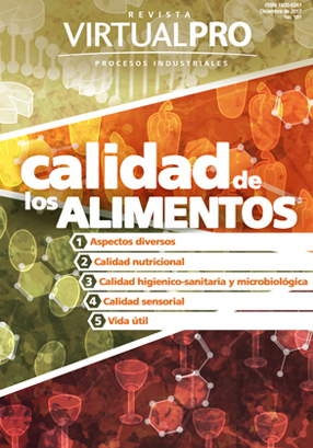 Portada revista Calidad de alimentos