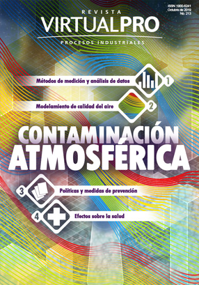 Portada revista Contaminación atmosférica
