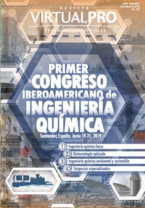 Portada revista 1er Congreso Iberoamericano De Ingeniería Química