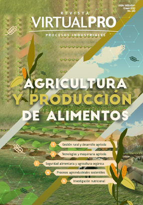 Portada revista Agricultura y producción de alimentos