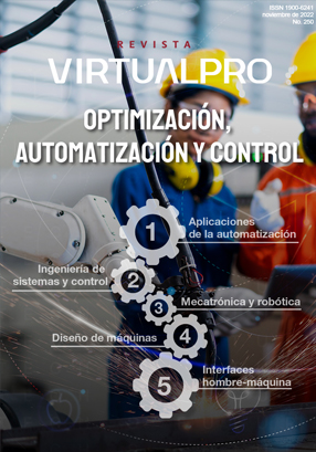 Portada revista Optimización, automatización y control.