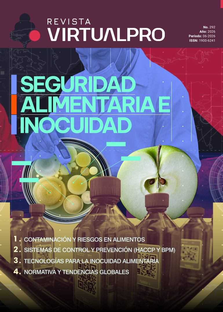 Portada revista Seguridad alimentaria e inocuidad