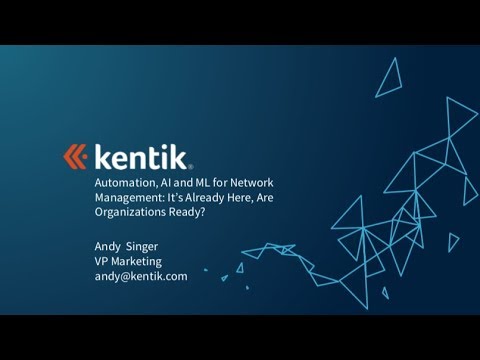 Seminario web: Automatización, IA y ML para la gestión de redes:  Ya está aquí, ¿están las organizaciones preparadas?