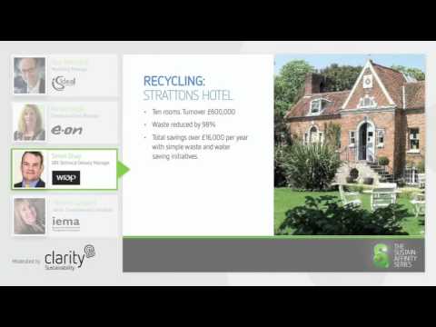 Impulsando la sostenibilidad - Reducción de aguas residuales y energía (webinar 1)