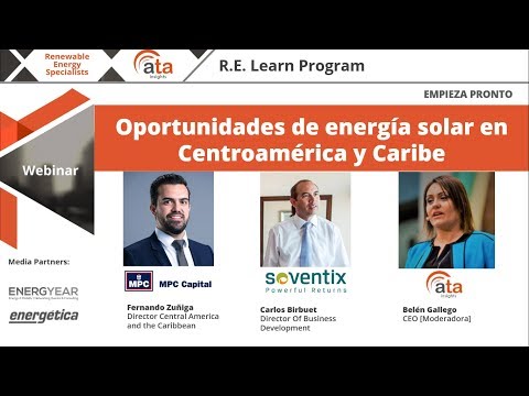 Webinar: Oportunidades de energía solar en Centroamérica y Caribe