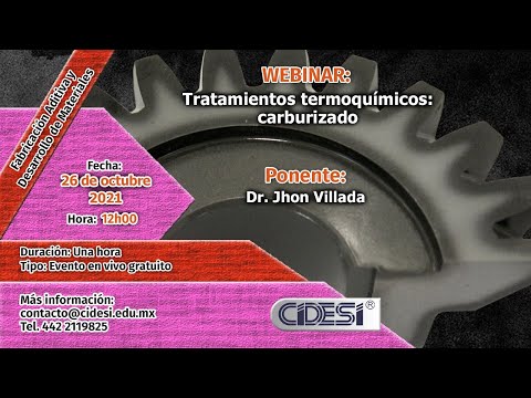 Webinar: Tratamientos termoquímicos: Carburizado