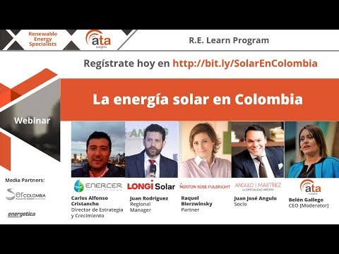 Webinar: La energía solar en Colombia