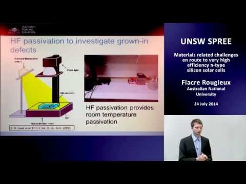 UNSW SPREE 201407-24. Fiacre Rougieux - Retos en materiales para lograr eficiencias muy altas