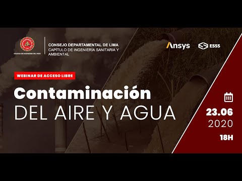 Webinar. Contaminación del aire y agua: Cómo entender los fenómenos relacionados mediante simulación
