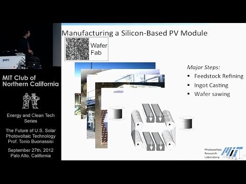 El futuro de la tecnología fotovoltaica solar estadounidense - Tonio Buonassisi