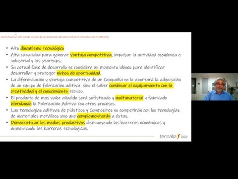 Oportunidades y limitaciones actuales de la fabricación aditiva de plásticos y composites