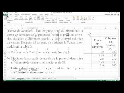 Mínimos cuadrados con matrices