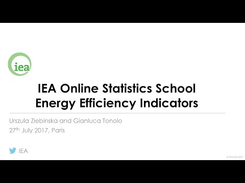 Webinar IEA: indicadores de eficiencia energética