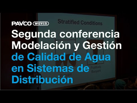 Segunda conferencia. Modelación y gestión de calidad de agua en sistemas de distribución