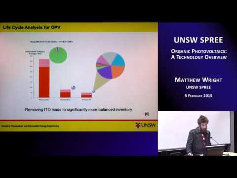 UNSW SPREE 201502-05. Matthew Wright - Fotovoltaica orgánica: una revisión de tecnología