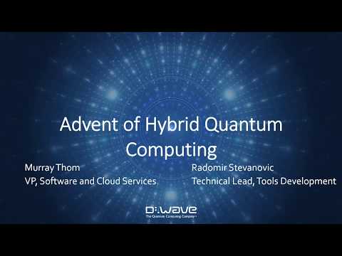 Programación Quantum híbrida. Seminario Web D-wave