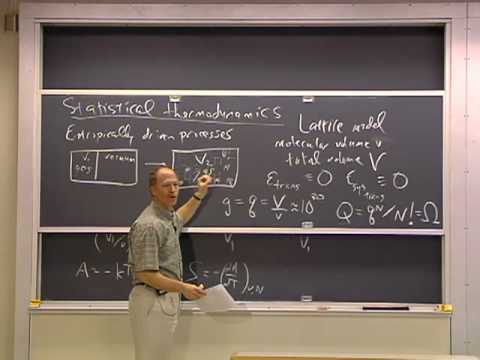 Clase 27 | MIT 5.60 Termodinámica y cinética, primavera de 2008 (mecánica estadística y niveles discretos de energía)