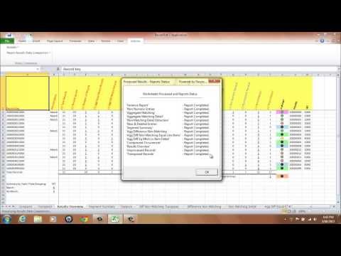 Resultados de reconciliación de datos