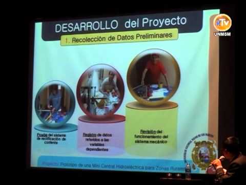 Sanmarquinos presentan experiencia exitosa de Emprendedurismo Social:Minicentral Hidroeléctrica