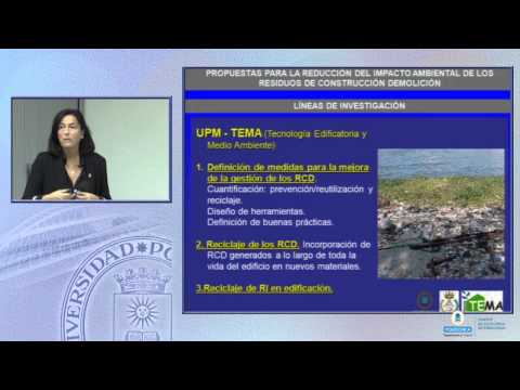 Propuestas para reducción del impacto ambiental de los residuos de construcción y demolición