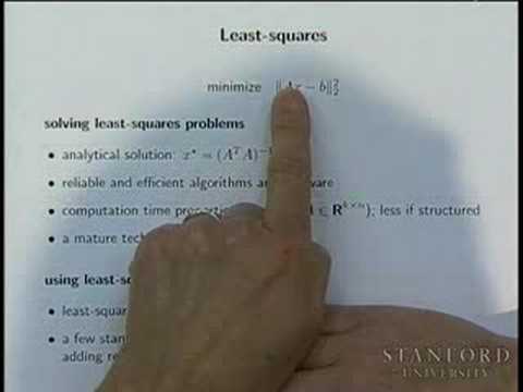 Lección 1. Optimización convexa I (Stanford)
