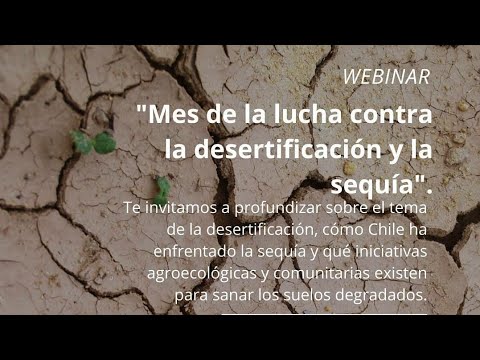 Webinar Mes de la Lucha contra la Desertificación y la Sequía