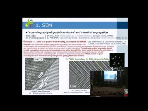 Caracterización de microestructura de nanocompuestos cerámicos mediante técnicas de microscopía electrónica