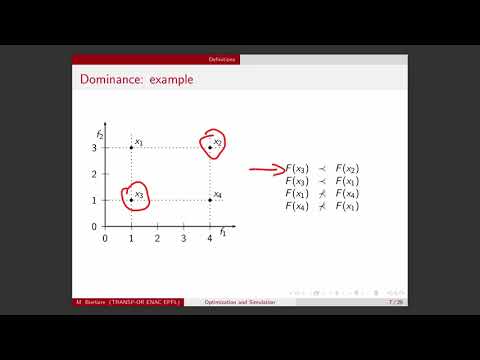Optimización y simulación. Optimización multiobjetivo, parte 1