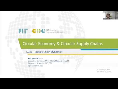 MIT SC3x - Economía circular y cadenas de suministro circulares