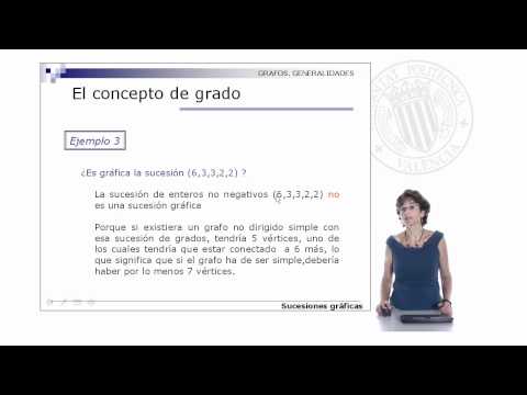 Redes y emparejamientos en teoría de grafos. El concepto de grado en la teoría de grafos. ©UPV
