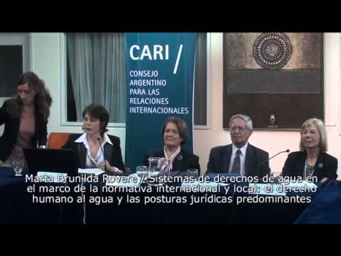 Agua como derecho humano - Marta Brunilda Rovere (parte 3)