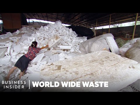 Por qué es tan difícil reciclar la espuma de poliestireno y el poliestireno | World Wide Waste