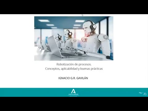 Webinar: Robotización de procesos. Conceptos, aplicabilidad y buenas prácticas
