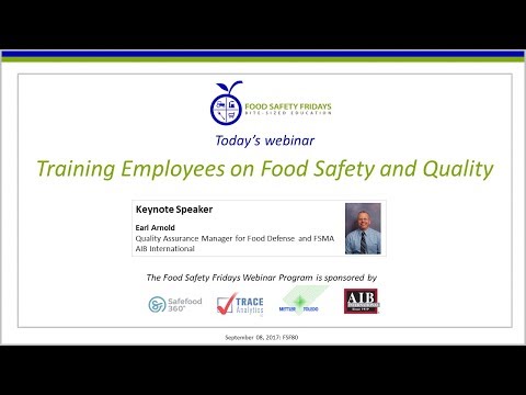 Capacitando a empleados en seguridad y calidad alimentaria