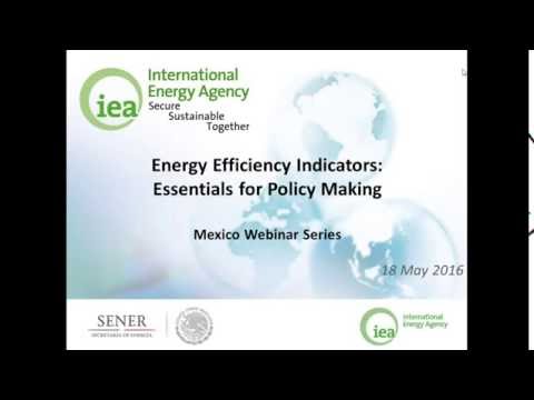 Indicadores de eficiencia energética para formulación de políticas