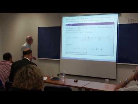 OVA 2013. Quinto Seminario en CIO-UMH. Charla 4, Prof. Marco A. López