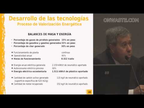 Valorización integral de neumáticos fuera de uso