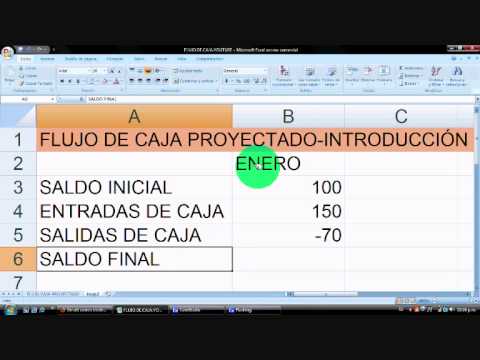 Cómo hacer un presupuesto : flujo de caja en Excel