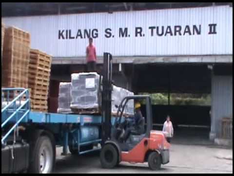 Industria de caucho en Sabah, Malasia