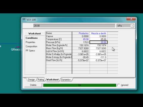 Tutorial Hysys producción Etilenglicol