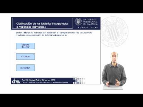Modificación del comportamiento de materiales poliméricos mediante la incorporación de materias