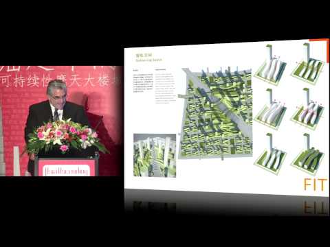 Congreso CTBUH 2012 Shanghai - Kenneth Drucker. Diseño inspirado en la biomímesis para las Nueve Torres